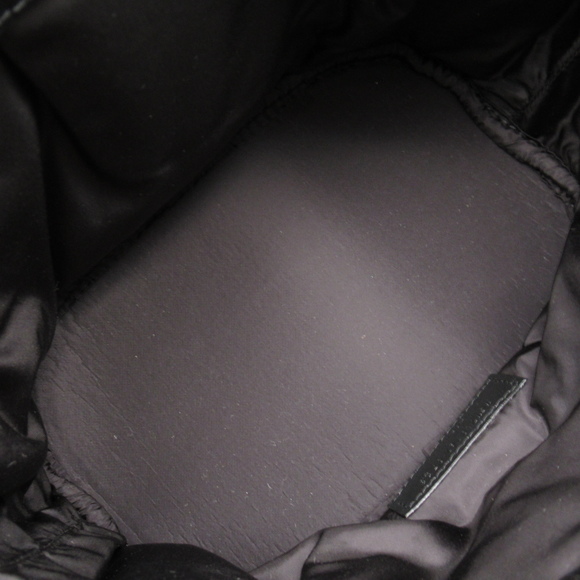 Saint Laurent Rive Gauche Lace Bucket Bag Polyamide Calf Black - Picture 5 of 10